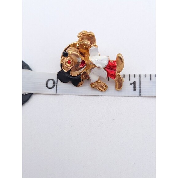 Vintage Signed Walt Disney Productions Enamel Mickey Mouse Pin Or Brooch 3/4" - Picture 4 of 6